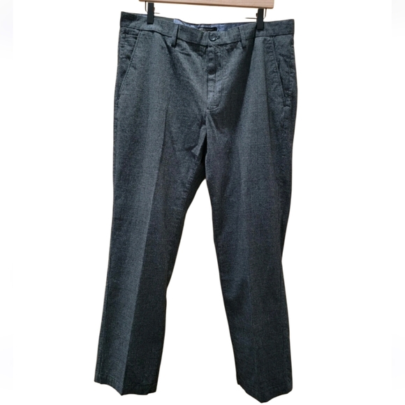 Banana Republic Other - Banana Republic Kentfield Men's Straight Fit Dark Gray Plaid Pants Sz 35x30